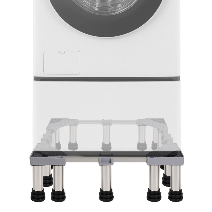 빅사이즈 세탁기 받침대 20cm 16발 높이조절 드럼 통돌이 건조기 소음차단, 1개, NZBIG20cm16