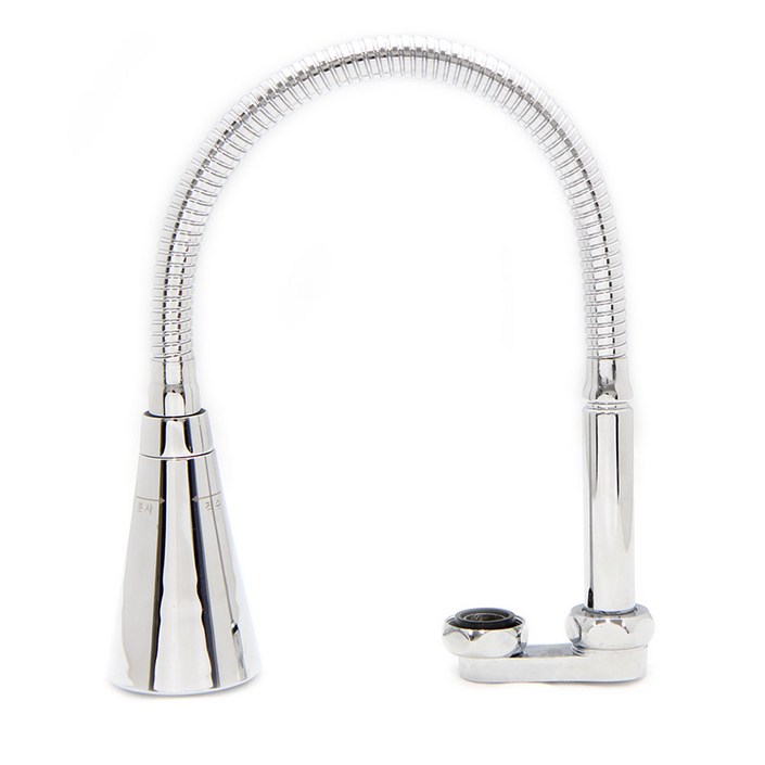 벨포말 L형 자바라 싱크대 주방 코브라 수도꼭지 교체형