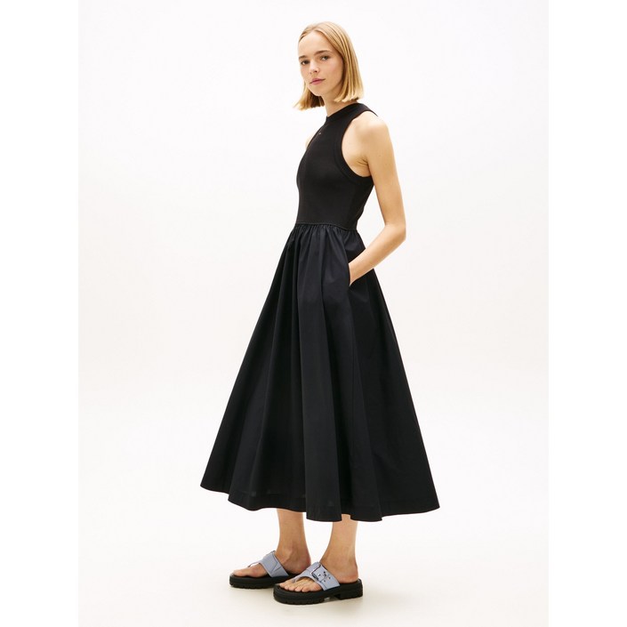 타미힐피거 립 포플린 탱크 원피스 (T32G1WOP34TWT1BDS)