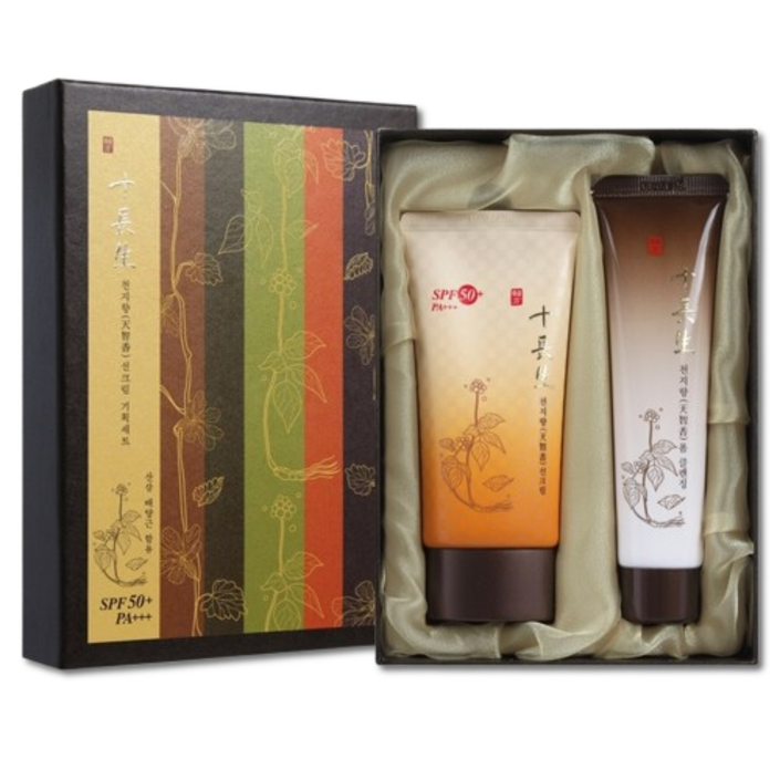 로제 십장생 천지향 선크림 80ml 주름개선 미백 자외선차단 SPF50PA