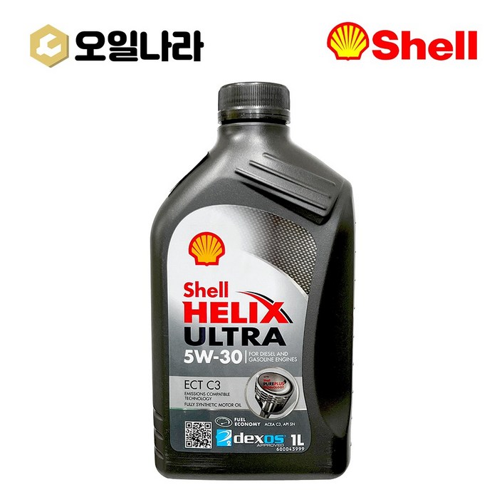 오일나라 쉘 힐릭스 울트라 ECT C3 5W30 1L, 1L, 1개 오일나라 쉘 힐릭스 울트라 ECT C3 5W30 1L, 1L, 1개