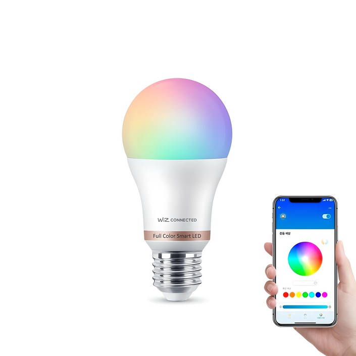 필립스 위즈 컬러 앰비언스 LED 스마트 전구 필립스 위즈 컬러 앰비언스 LED 스마트 전구