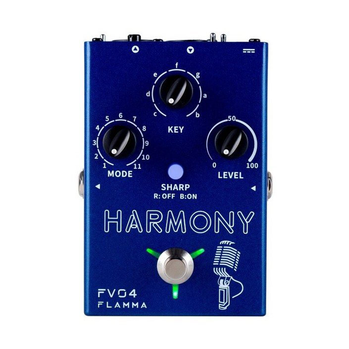 보컬이펙터 리버브 보컬보스 FLAMMA FV04 하모니 보컬 이펙트 프로세서, 11 가지 모드, 12 피치, 48V 팬텀