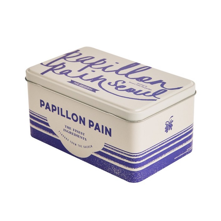 모스가든1919 사각 틴 케이스3type, 1개, 빠삐용빵