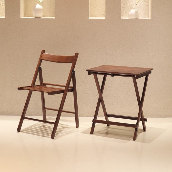 이노센트 씬 원목 접이식 테이블 i104683