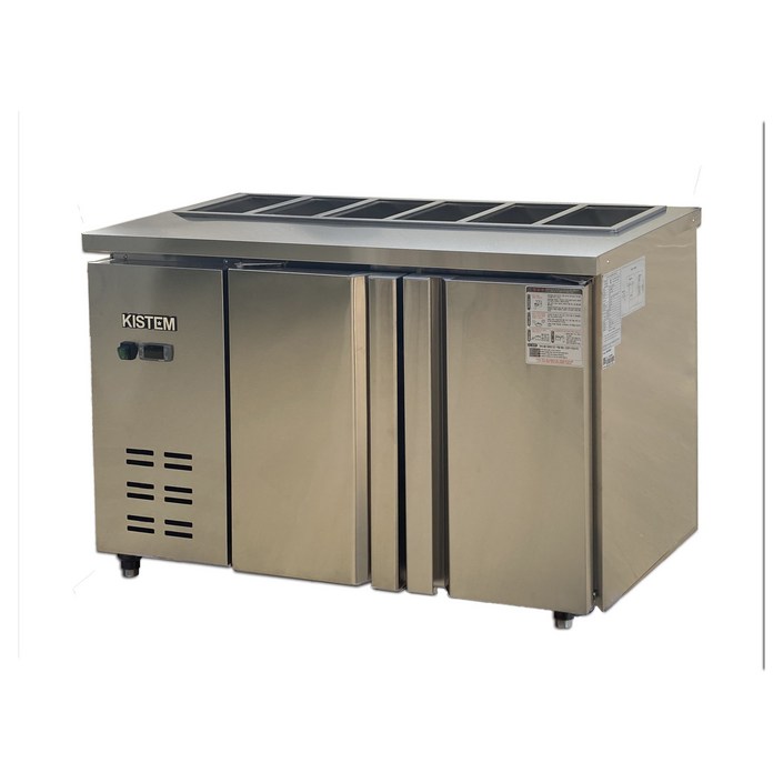 키스템 올스텐 디지털 뒷줄반찬테이블냉장고1200 KISPDB12R3 프로모델 업소용냉장고, KISPDB12R3