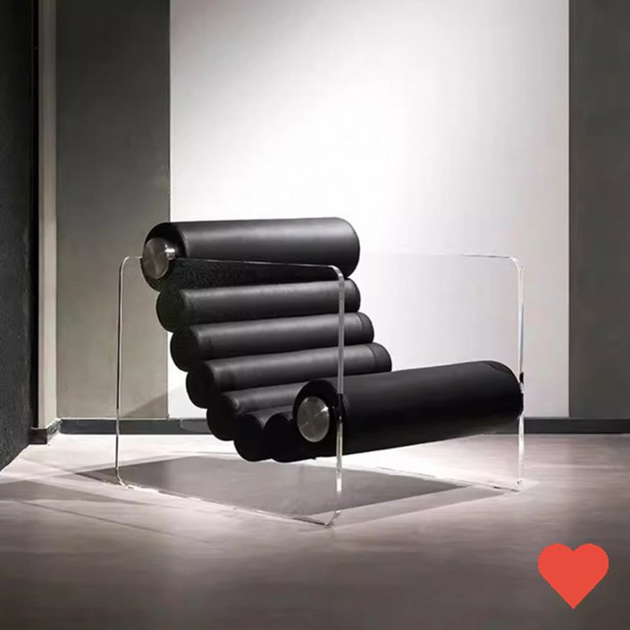 리벨리 빈티지 아크릴 라운지 체어