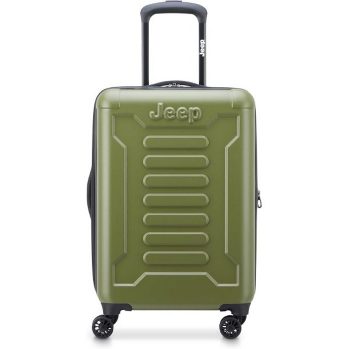 Jeep 캐리어 중대형 기내 잠금 스피너 휠이 장착된 지프 JH004C 하드사이드 확장형 러기지베이지 캐리온 20인치