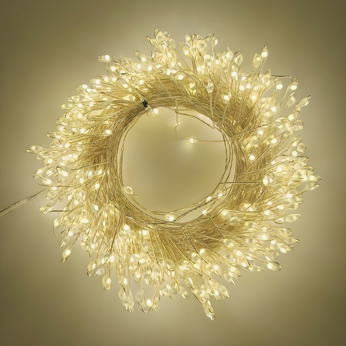 지아이비 DC24V LED 폭죽 와이어 전구 500구, 웜화이트, 1개 지아이비 DC24V LED 폭죽 와이어 전구 500구, 웜화이트, 1개