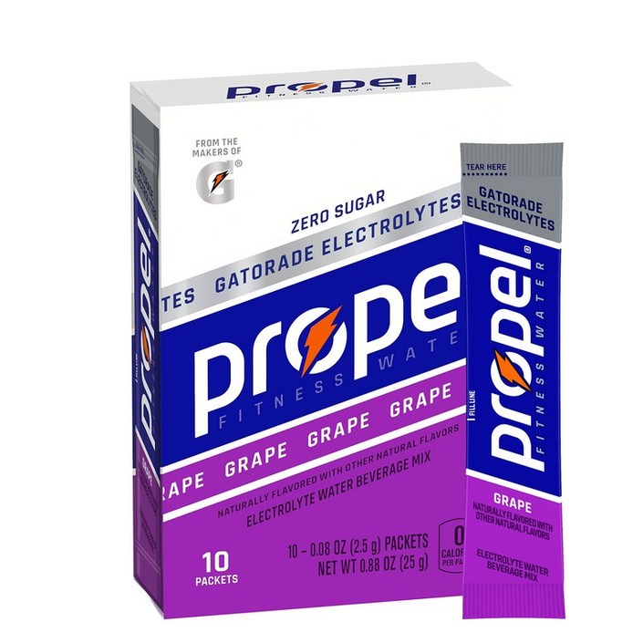Propel Powder Packets Grape with Electrolytes, Vit Propel Powder Packets Grape with Electrolytes, Vi