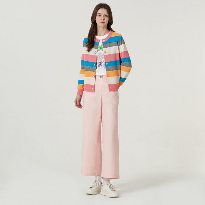 기비 GIVY 핀스트라이프 와이드 팬츠 GY25S1FRA4771DH1040682