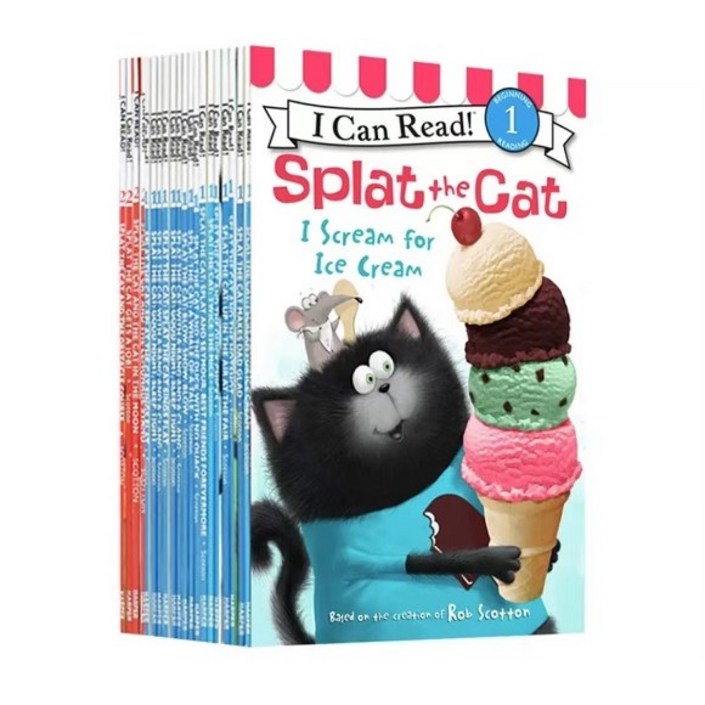 [이엔제이] 아이캔리드 스플랫 더 캣 20권 세트 I Can Read Splat The Cat  음원제공