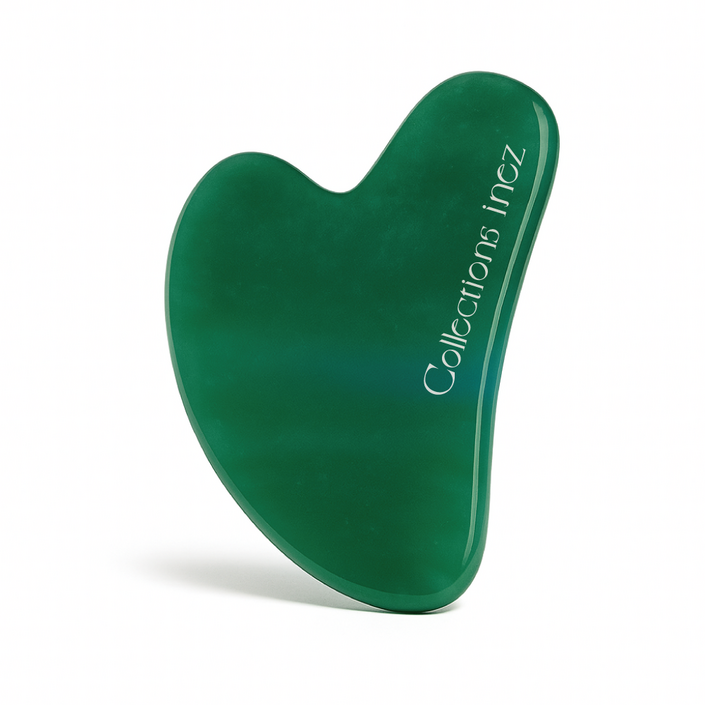 이네즈 옥 하트 괄사 얼굴 승모근 두피 바디 마사지 알콜스왑 증정, 1개