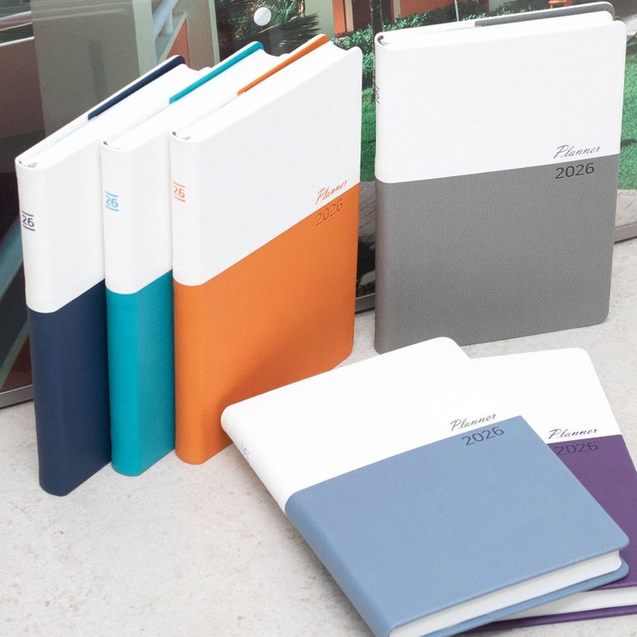 Able 2026년 플래너 AP19 월간 B6 다이어리 240p, 네이비