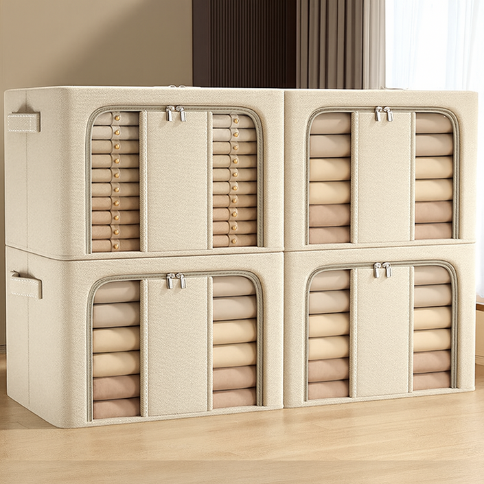 라온프리 대용량 접이식 와이어 리빙박스