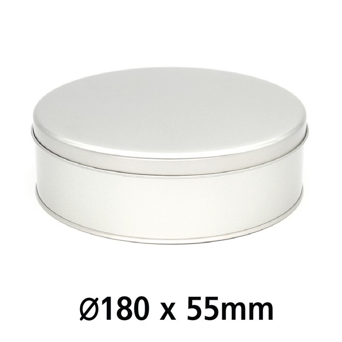R120 은색 틴케이스, 은색, 1개