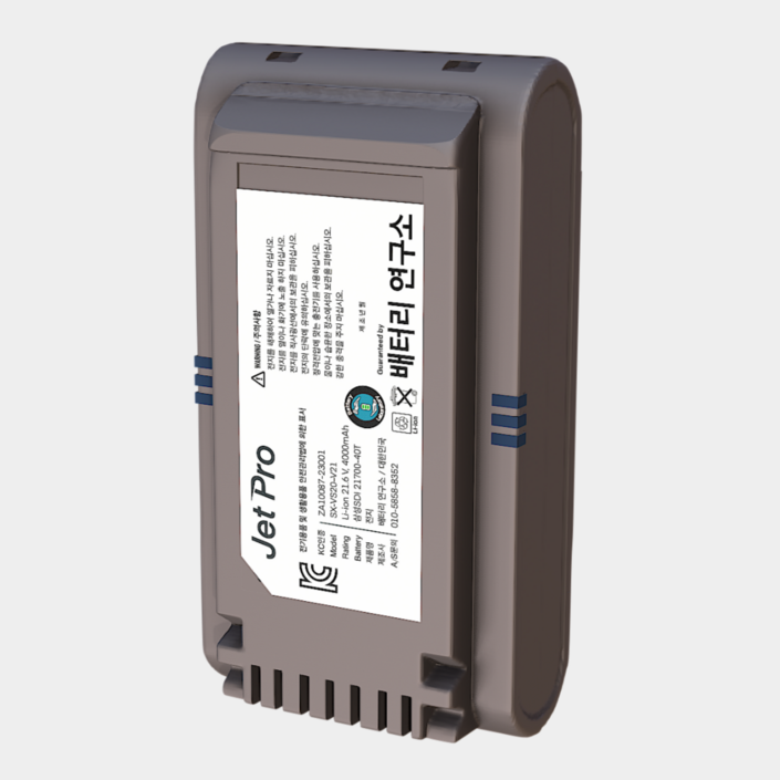 삼성 제트 무선 청소기 배터리 팩 VCASBT90라인 국내제작 호환용 보증기간 1년, 대용량