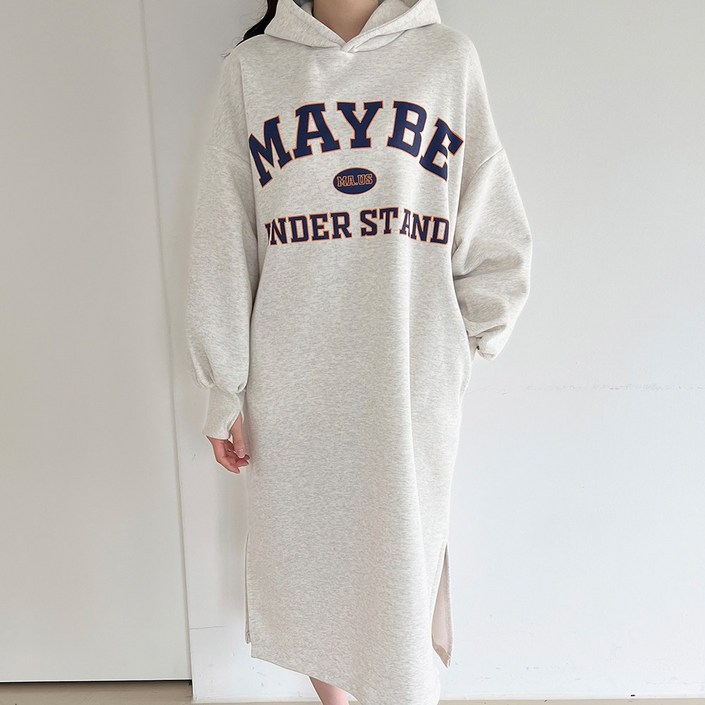 메이비언더스탠드 어센틱 특양 후드 원피스 기모 유무 선택 가능