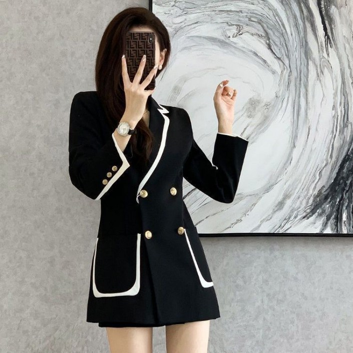 COSYEVNO 여성 정장 코트 봄 가을 빅 사이즈 루즈핏 고급 직업 통근 재킷 lyjxzwt2