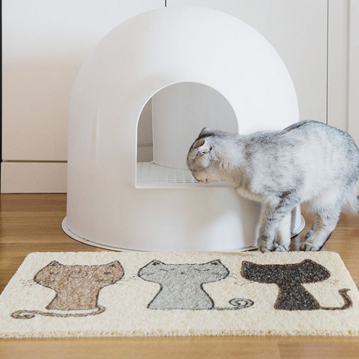 매트 스크래치 고양이 화장실 모래 패드 6220PC 1PCS