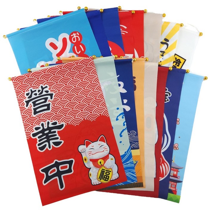 일본풍 깃발 매장 현수막 장식 데코 배너 횟집 축제 캔버스 이자카야 소품