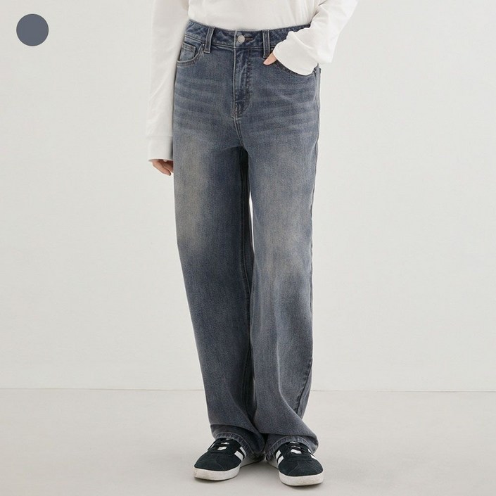 백화점정품 25년SS 게스 GUESS 여성 D톤 커브드 와이드 YP3D9105