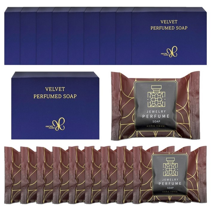 아모레 벨벳 퍼퓸드솝 10개 + 태광 주얼리 퍼퓸 향기 비누 10개