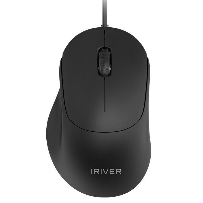 아이리버 항균처리 오피스기어 경량 인비저블 무소음 유선 마우스