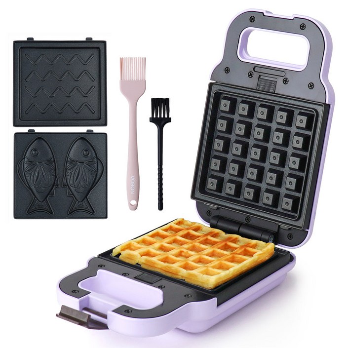 보본 크로플 와플 샌드위치메이커, VBSM03PP 퍼플