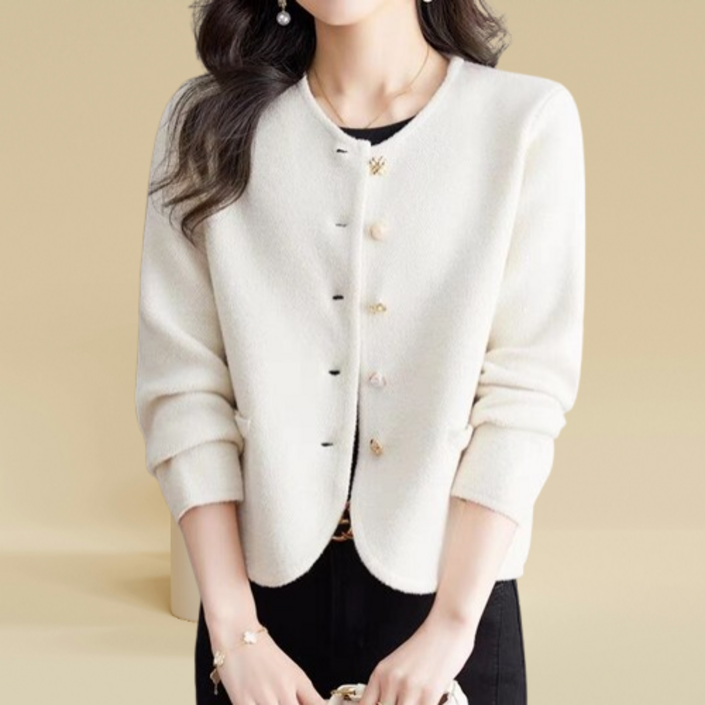 여성 고급 외출용 데일리 가디건