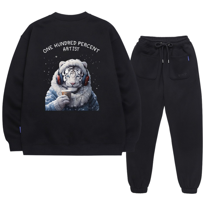 작품을입는다 원헌드레드퍼센트 기모 맨투맨조거팬츠 셋업 Best 4