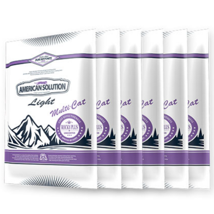 아메리칸솔루션 라이트 로키플러스 6kg 총 6봉(총 2박스 배송), 6kg, 6개