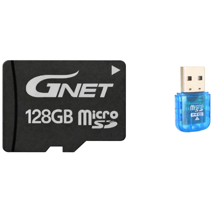 정품 지넷 블랙박스 SD카드  리더기증정 마이크로 메모리카드 32G 64G 128G 256G Micro SD CARD, 1개, 128GB