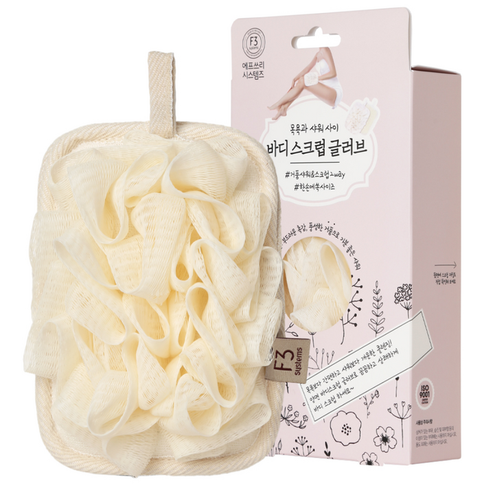 에프쓰리 시스템즈 목욕과 샤워 사이 바디 스크럽 글러브