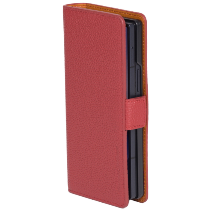 진렌체 비에토 천연 소가죽 토고 갤럭시 Z폴드 지갑 케이스