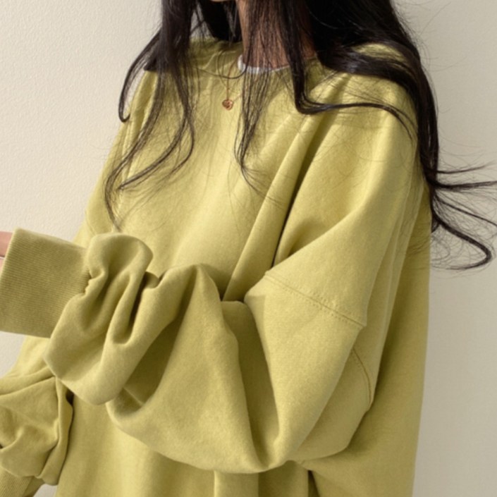 에쉬울프 오버핏 레이어드 맨투맨