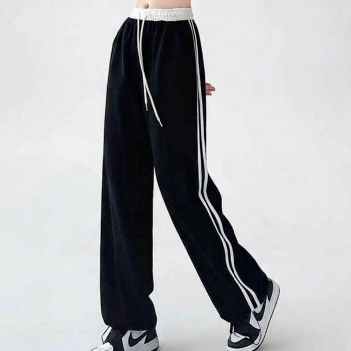 쁘띠엘라 여성 조거 트레이닝 밴딩 팬츠 기장선택