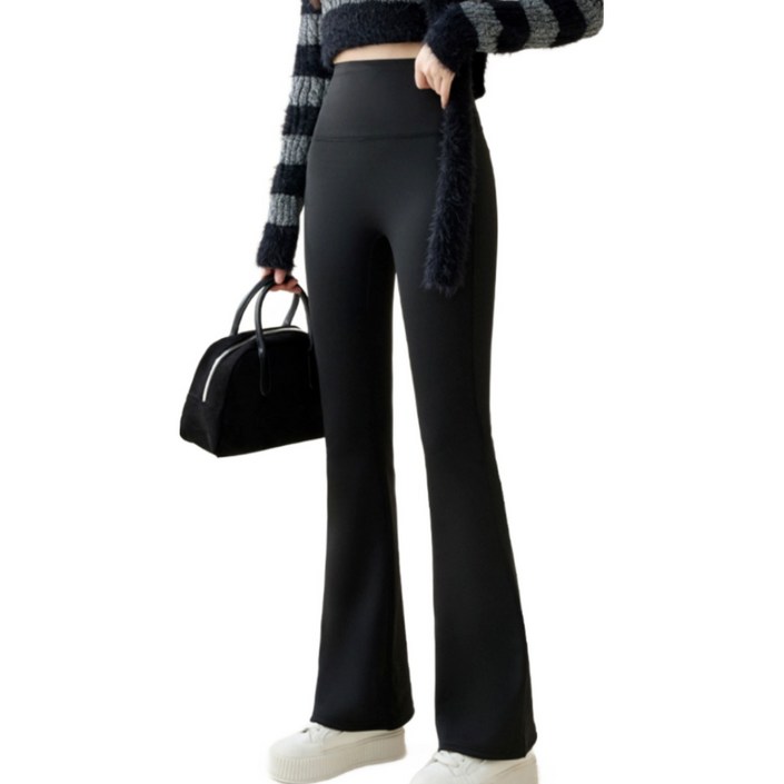 러베리 여성 부츠컷 레깅스 요가 나팔 바지 요가복 여자 필라테스 팬츠