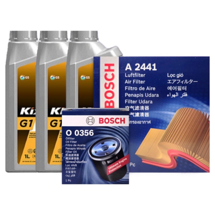더 뉴 모닝 바이퓨얼 (TA) 1.0 가솔린 엔진오일세트 킥스 G1 5W30