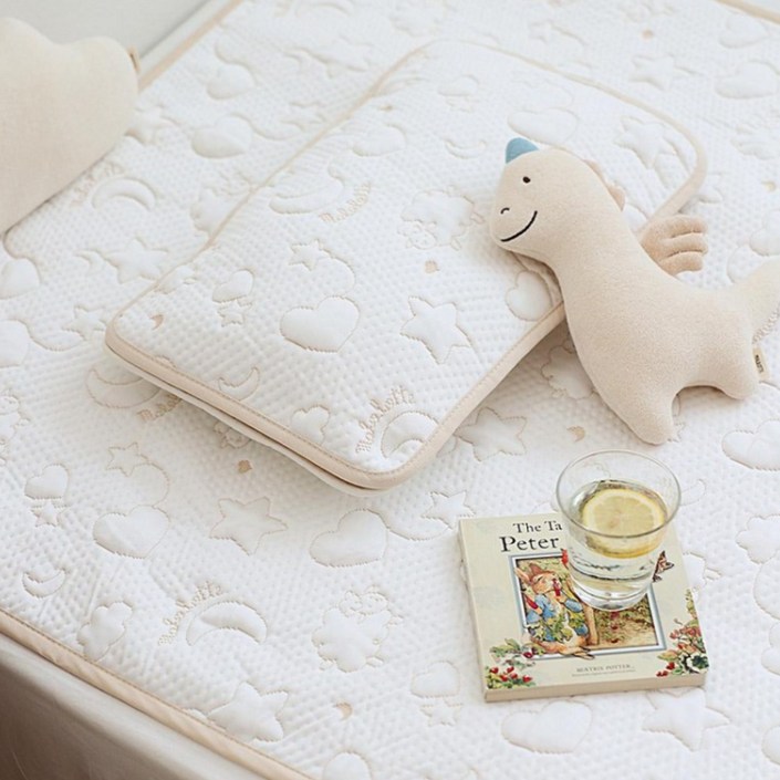 마롤로뜨 듀라론 쿨매트 아기 냉감 패드 침대 슈퍼싱글, 크리미드림