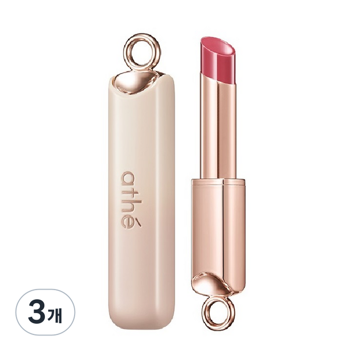 아떼 어센틱 립 글로이 밤, 3.3g, 3개, 09 피그베일