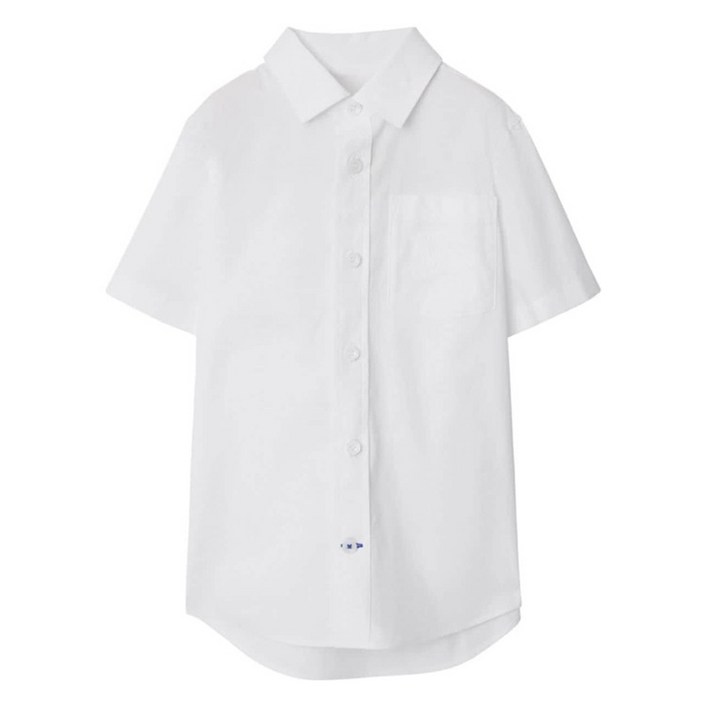 버버리 주니어 스트레치 코튼 셔츠 8092512