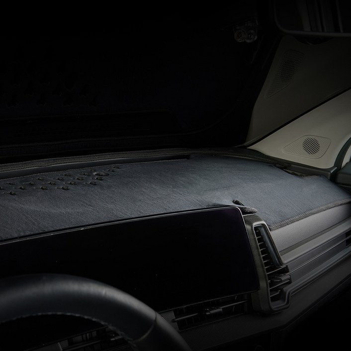 메이튼 슈퍼소프트 벨벳 대쉬보드 커버 논슬립패드, 제네시스 더올뉴 G80 20년4월  HUD 유  센터스피커 무, 블랙