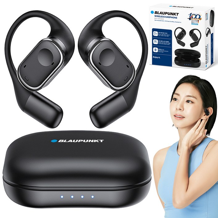 블라우풍트 AAC ENC 노이즈 캔슬링 오픈 귀걸이형 HI-FI 5.4 블루투스 이어폰