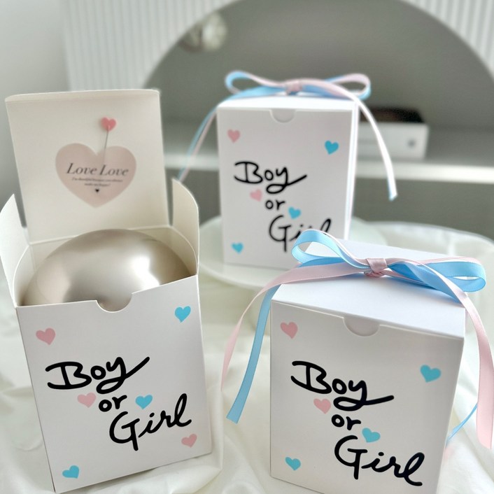 DIY 미니젠더리빌 젠더리빌 풍선 팝핀벌룬 임밍아웃 베이비샤워 아기성별이벤트