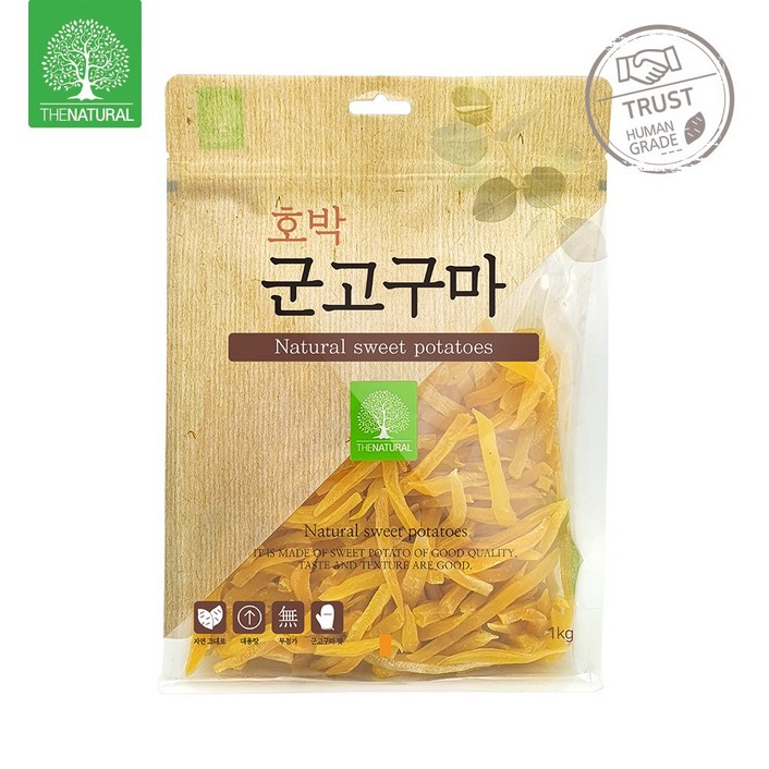 더내추럴 강아지 호박 군고구마 스틱 1kg, 1개