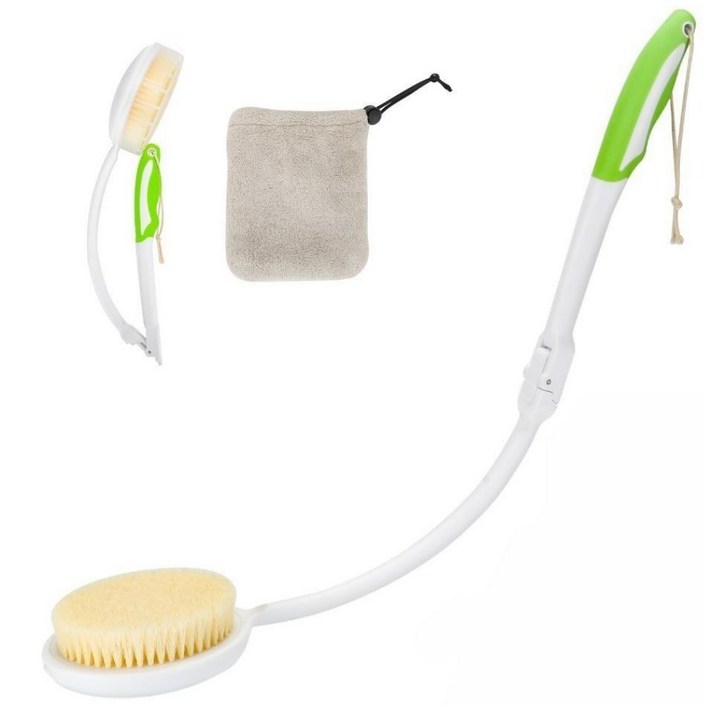 본생활건강 등때밀이 접이식때밀이 노인때밀이 부모님때밀이 편안한 휘어진등밀이, 1개, 1개입, free