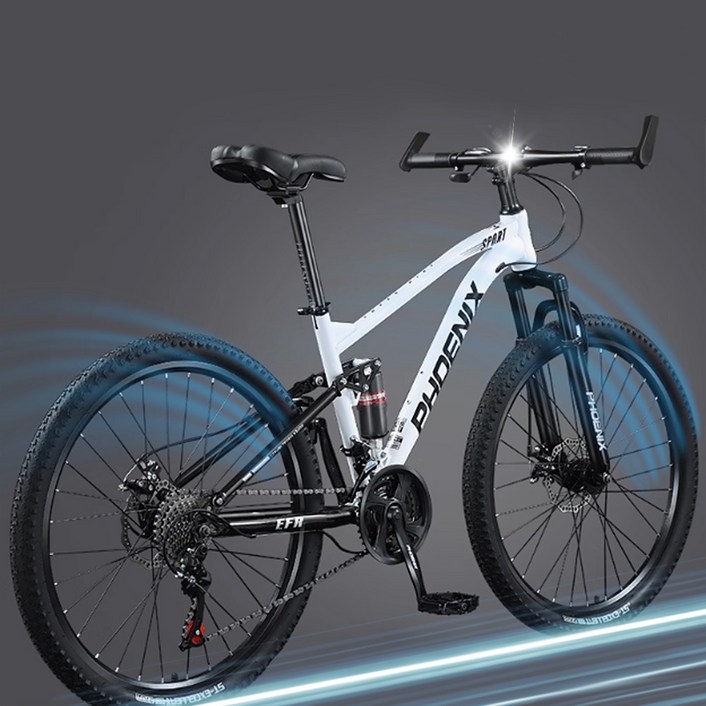 코브렉스 프리미엄 MTB 자전거 마운틴 산악 바이크 출퇴근 성인 남녀공용 오프로드, 1개, 183cm, 펄화이트27단
