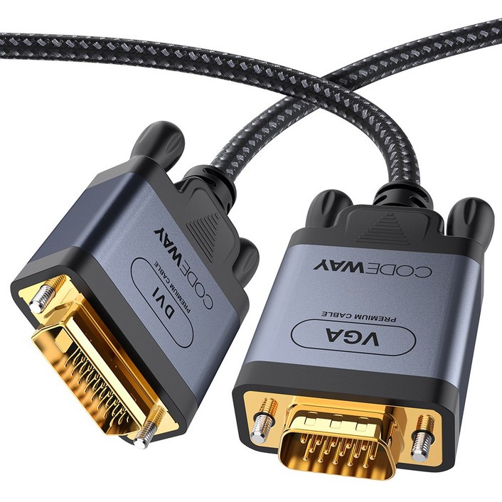 코드웨이 DVI-D to RGB VGA 케이블