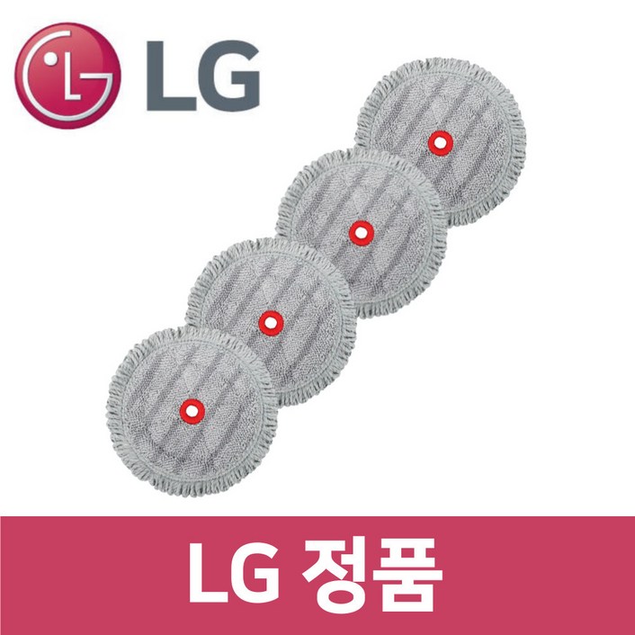 LG 엘지 정품 MO972HA 청소기 물 걸레 4개입 코드제로 M9 vc85216